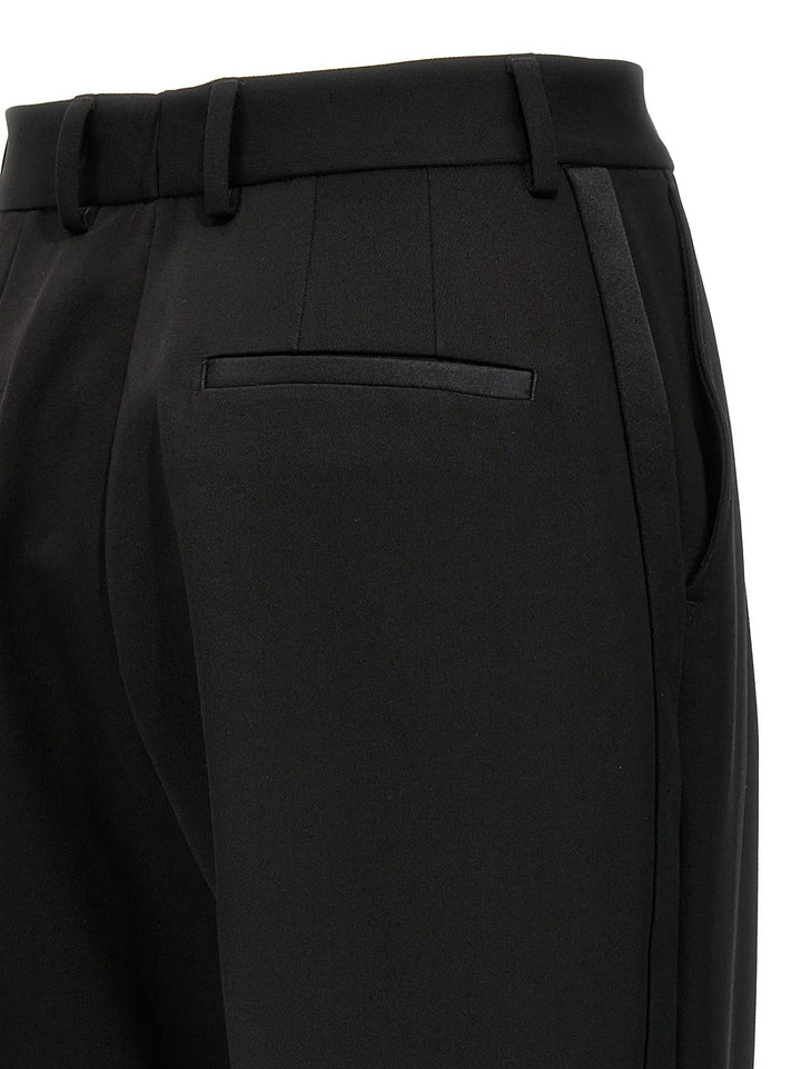 Dolce &amp; Gabbana Black Virgin Wool Tuxedo