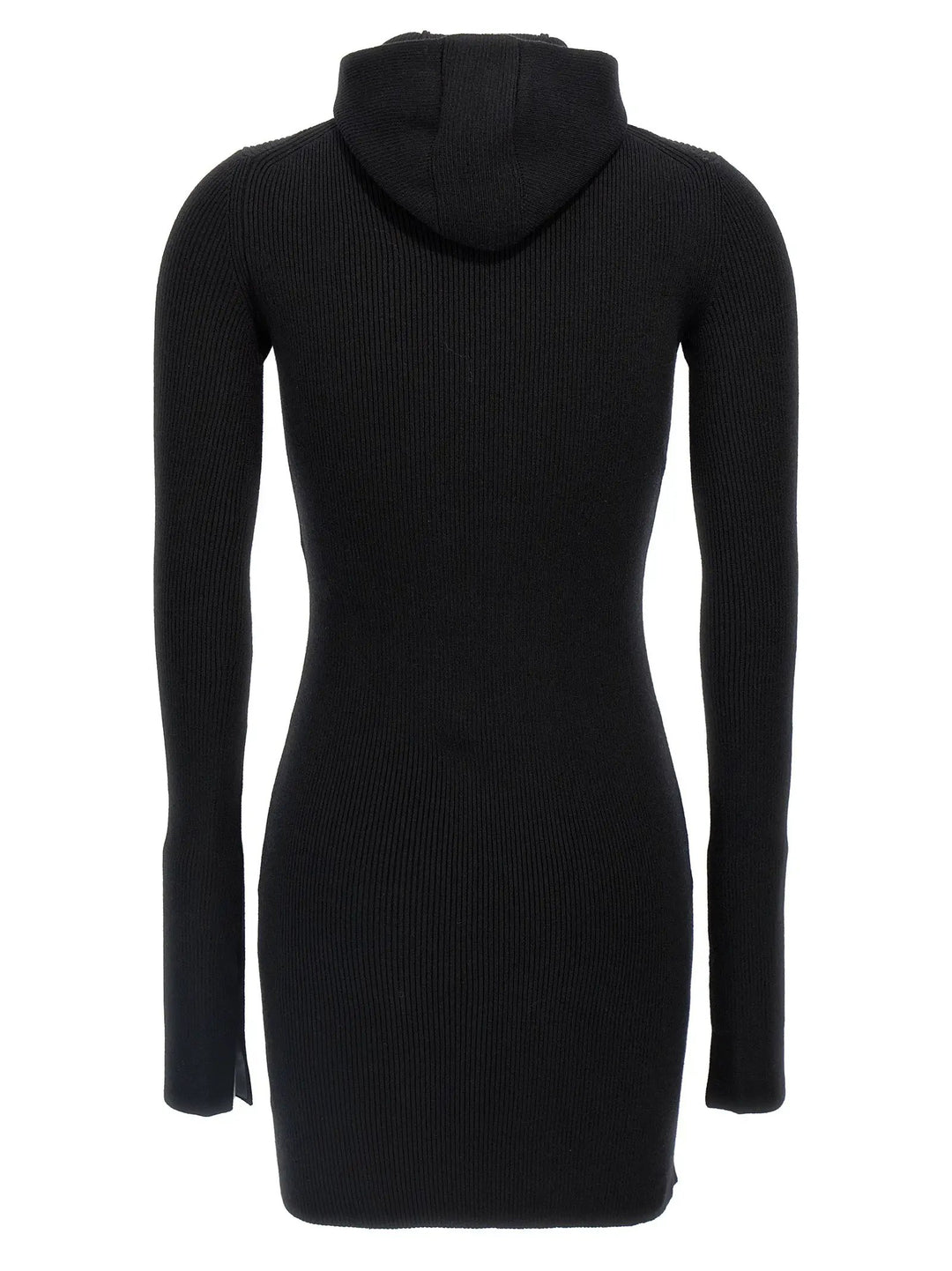 Fendi Black Wool Short Dress