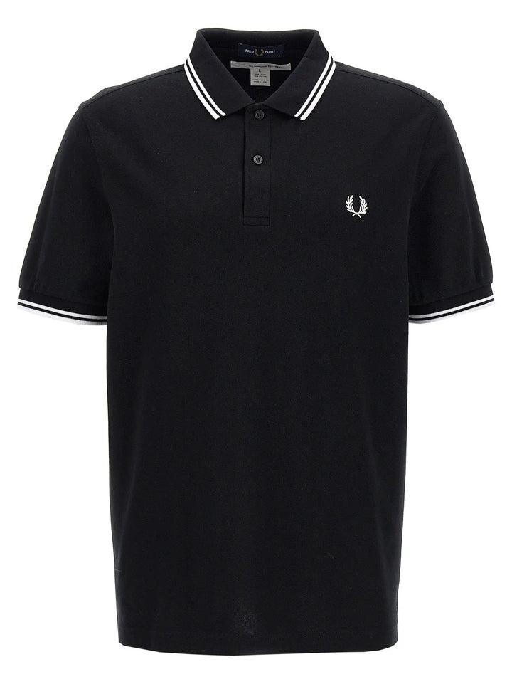 Comme Des Garçons Bicolor Cotton Polo Shirt