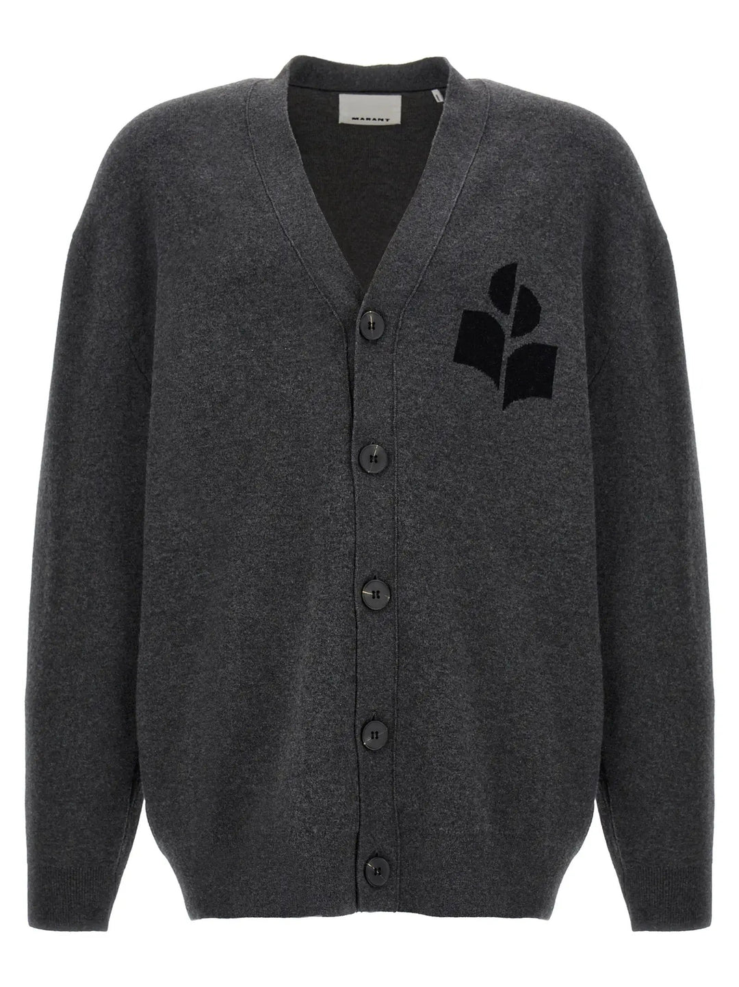 Isabel Marant Gray Cotton Cardigan