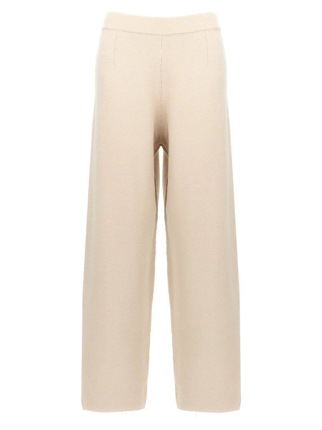 Max Mara Beige Viscose Casual Pants