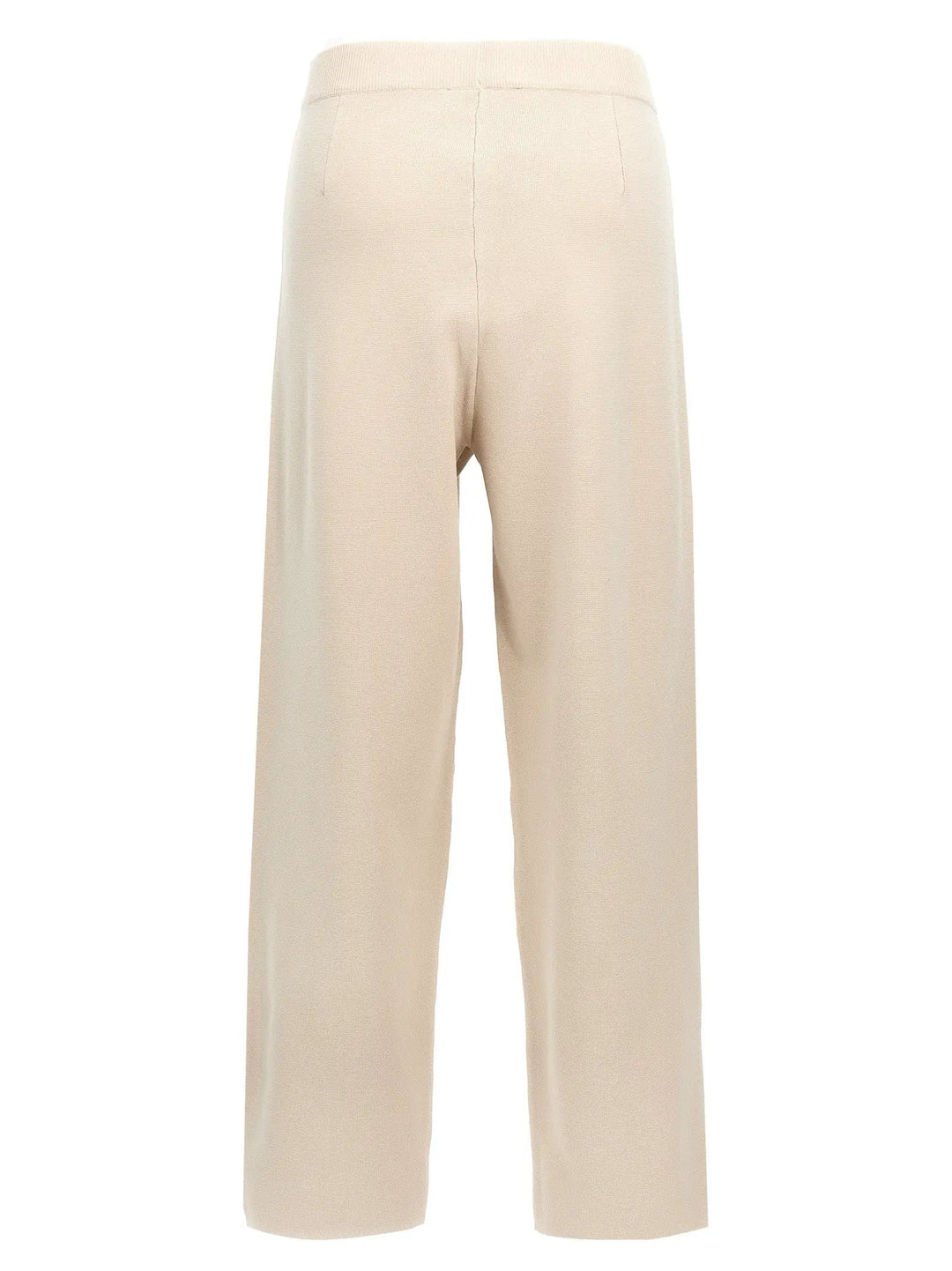 Max Mara Beige Viscose Casual Pants
