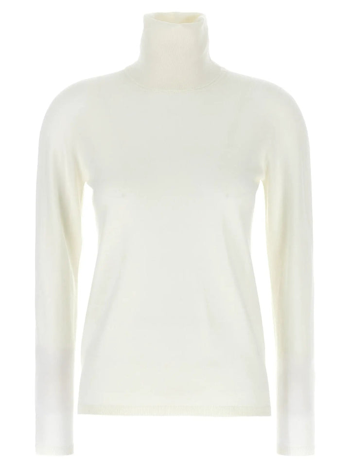 Max Mara White Virgin Wool Cardigan
