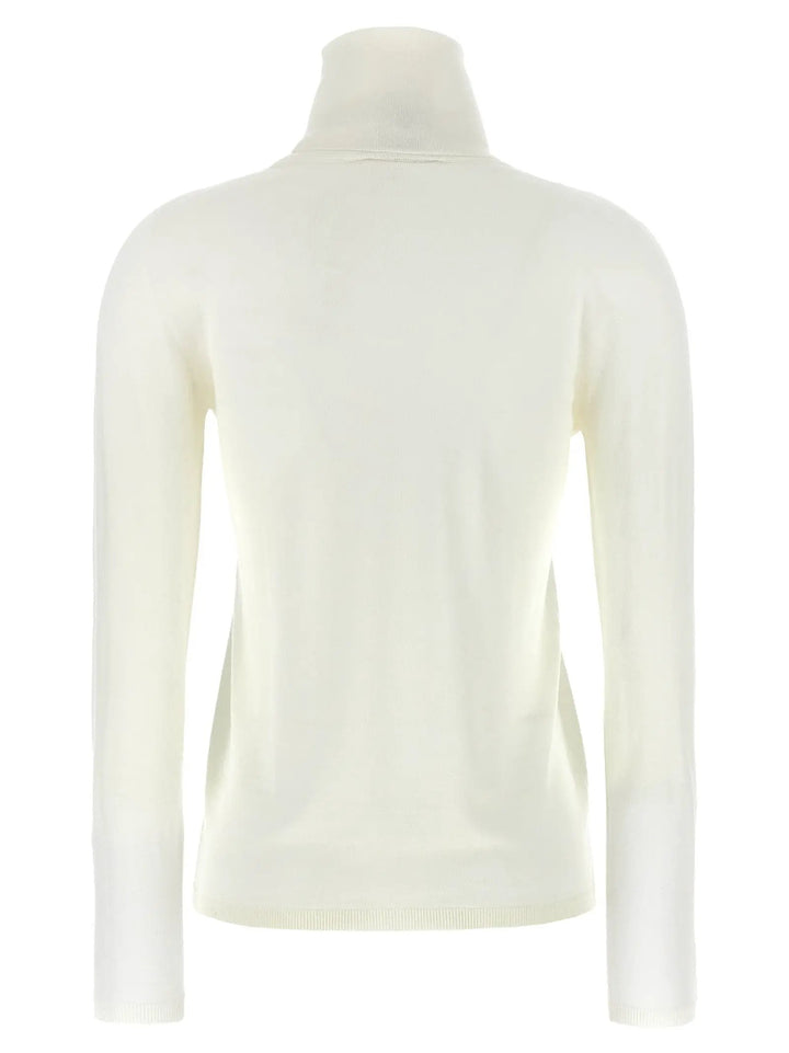 Max Mara White Virgin Wool Cardigan