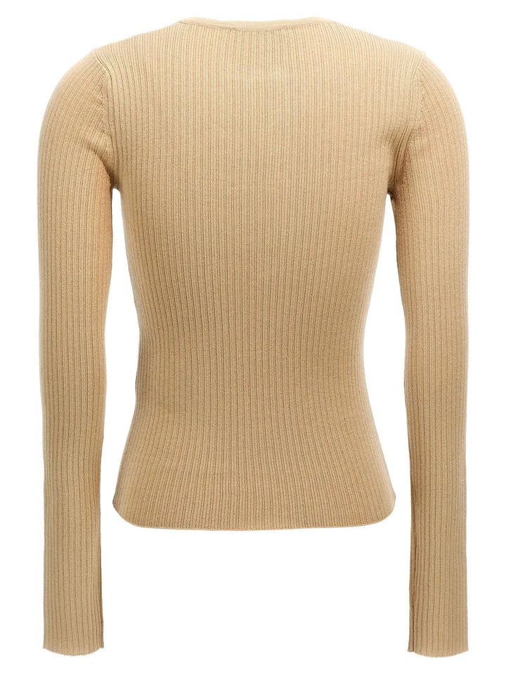 Max Mara Sample Sale | Max Mara Beige Silk Cardigan - | Designer outlet
