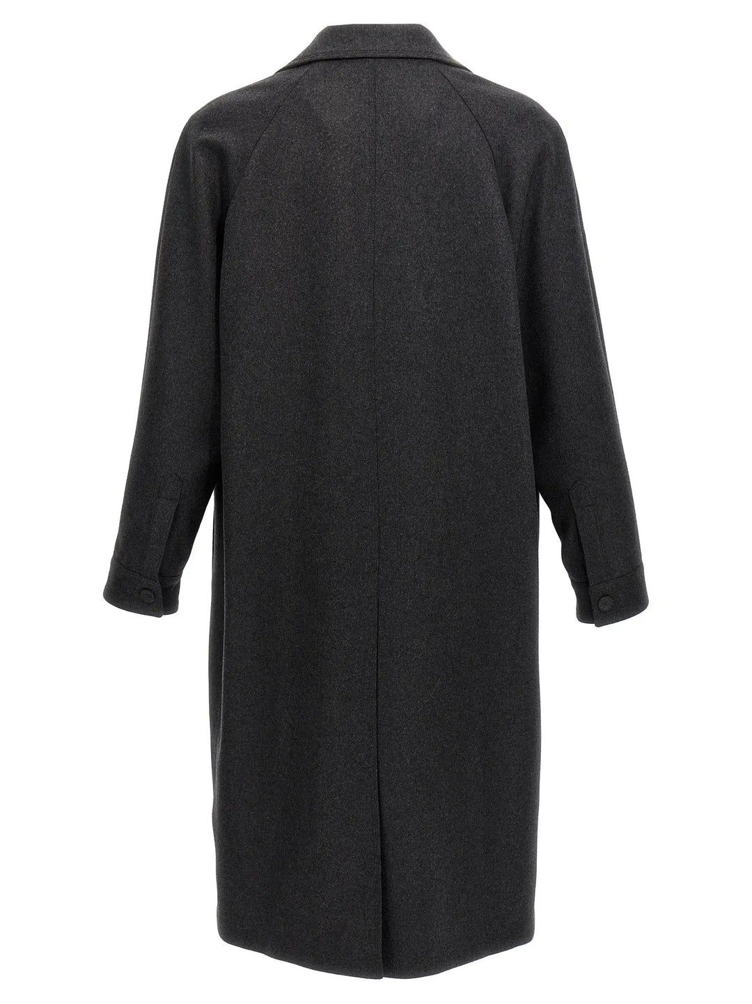 Fendi Gray Cashmere Coat