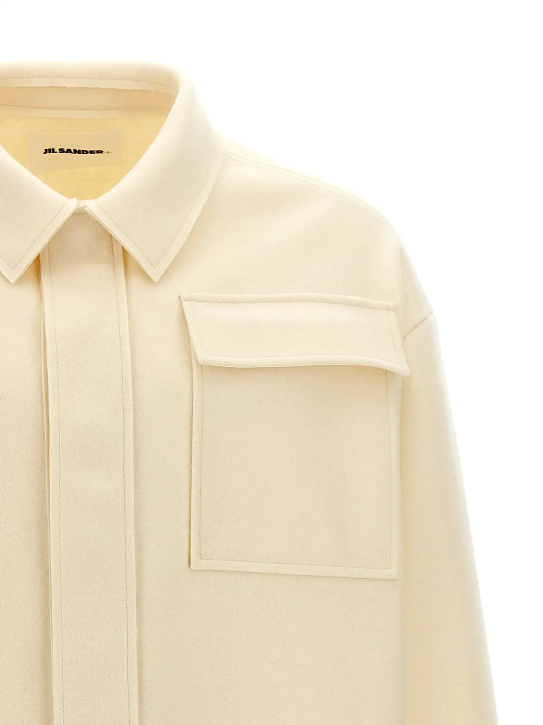 Jil Sander White Wool Shirt