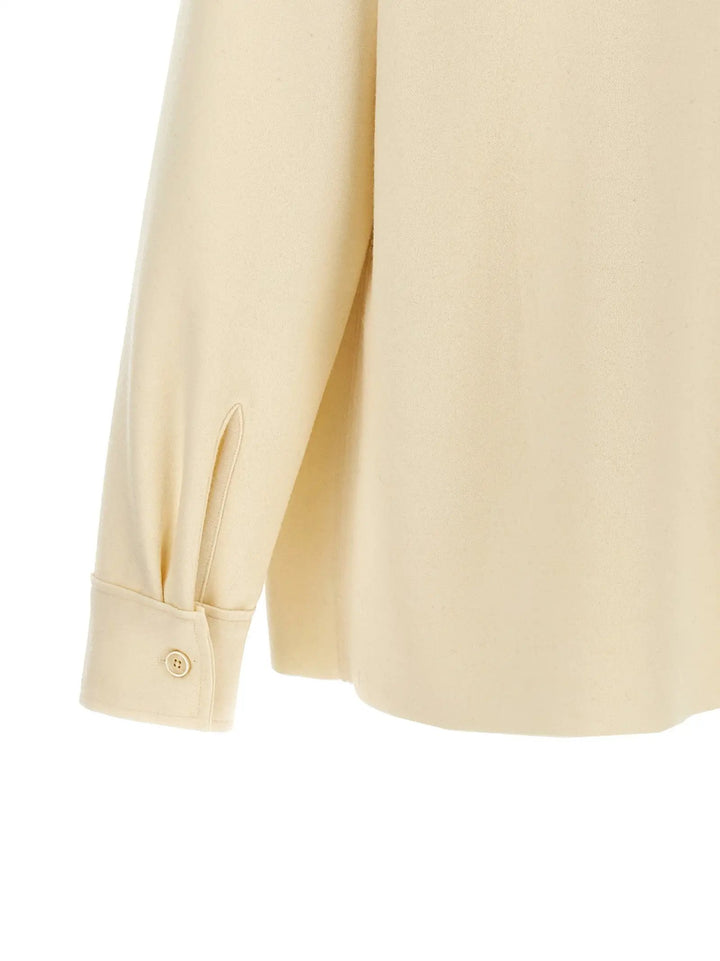 Jil Sander White Wool Shirt