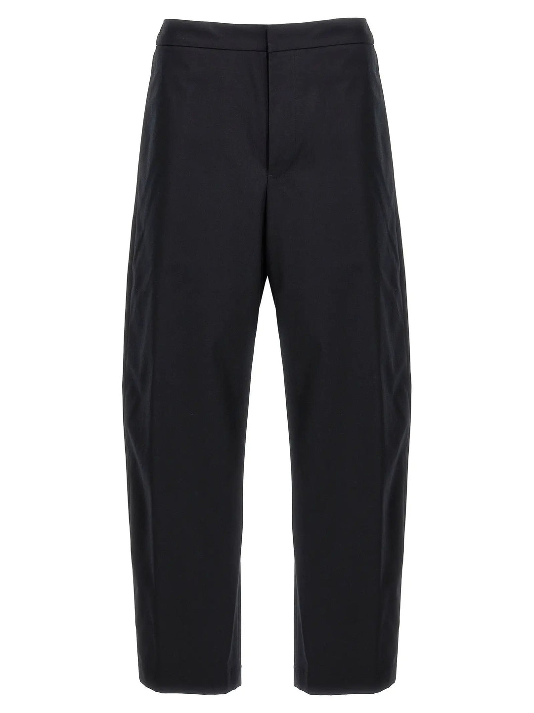Jil Sander Blue Cotton Casual Pants