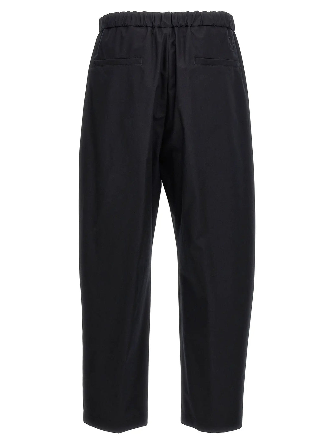 Jil Sander Blue Cotton Casual Pants
