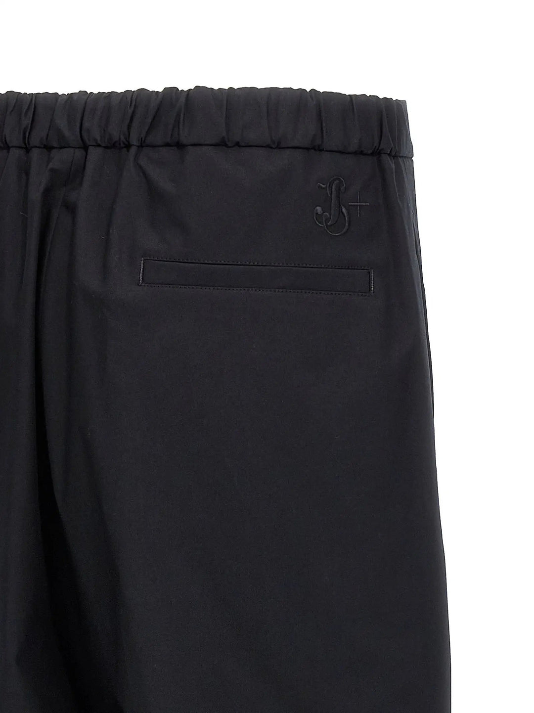 Jil Sander Blue Cotton Casual Pants