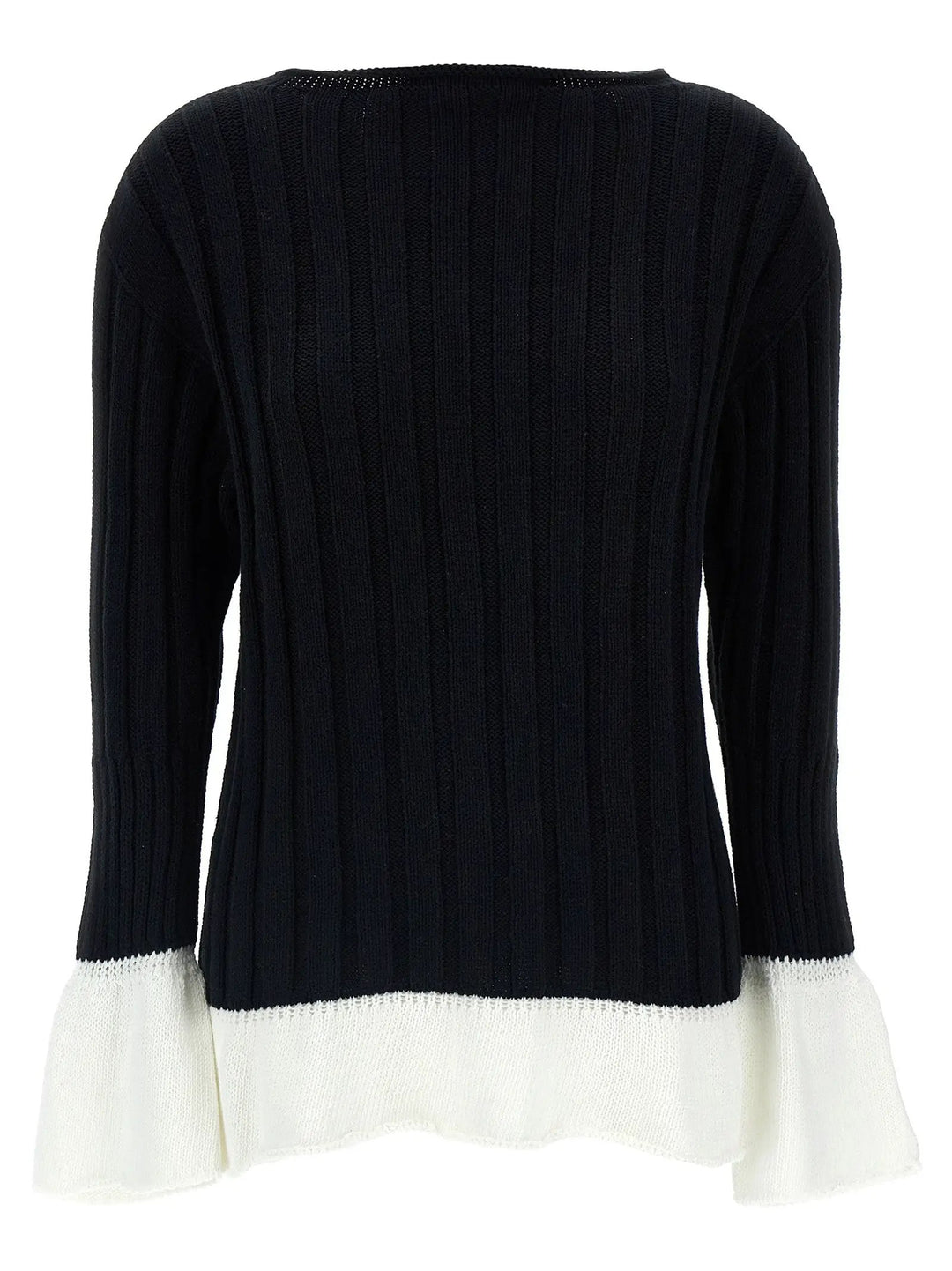 Issey Miyake Bicolor Cotton Cardigan