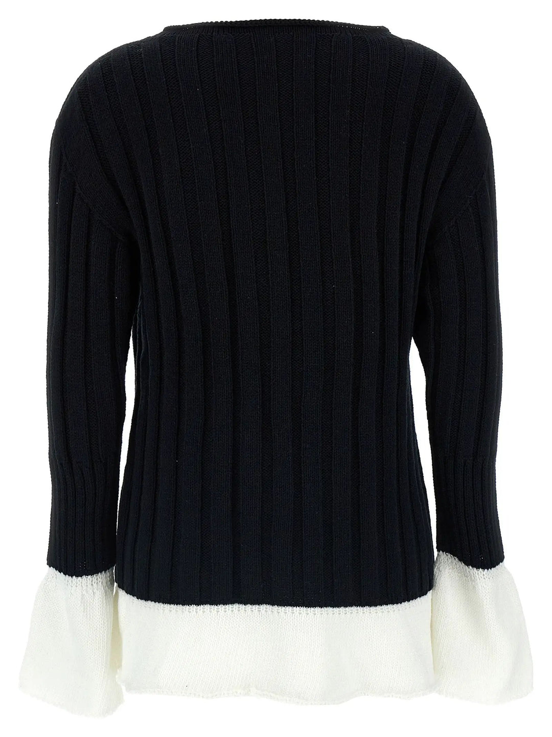 Issey Miyake Bicolor Cotton Cardigan