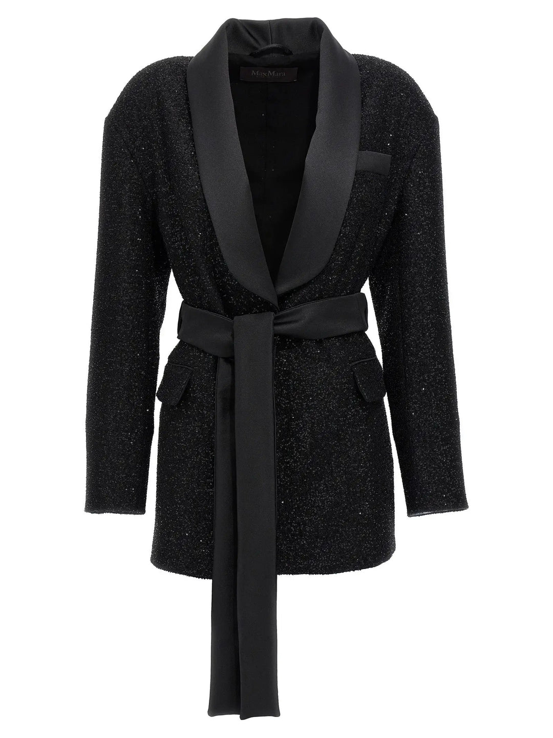Max Mara Black Viscose Blazer