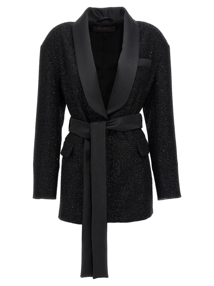 Max Mara Black Viscose Blazer