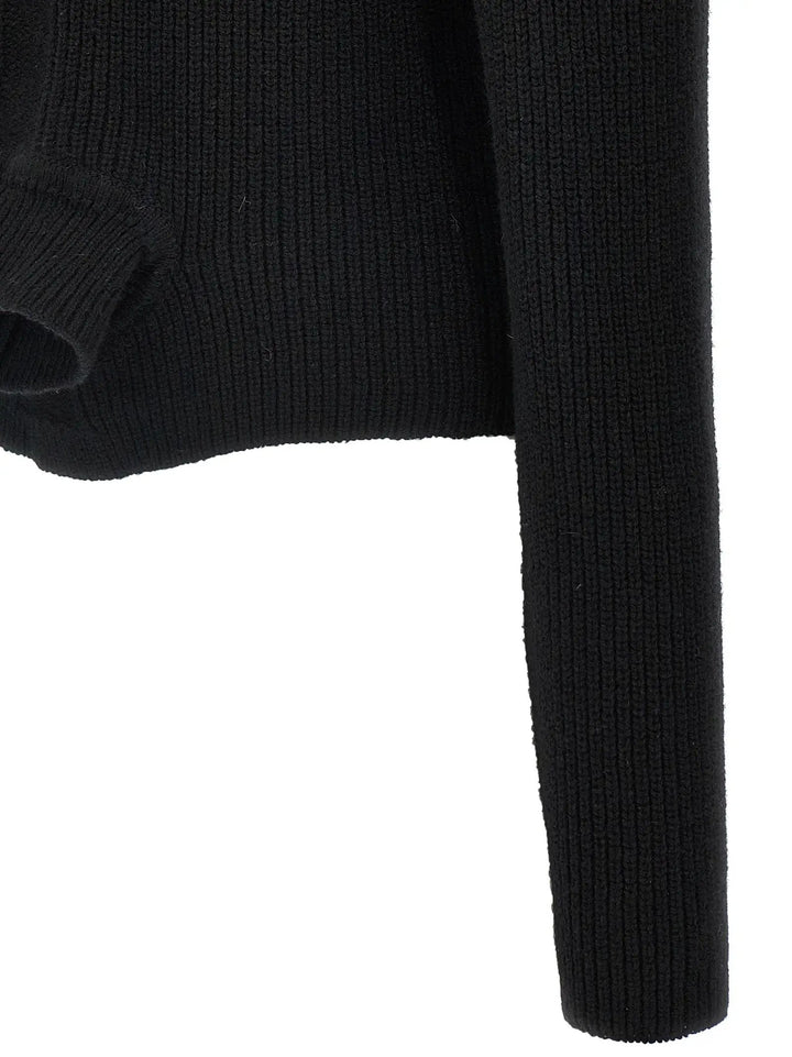 Rick Owens Black Cashmere Cardigan