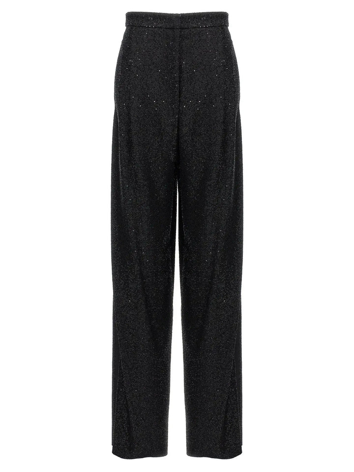 Max Mara Black Viscose Dress Pants