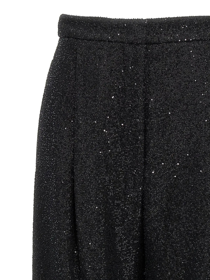 Max Mara Black Viscose Dress Pants