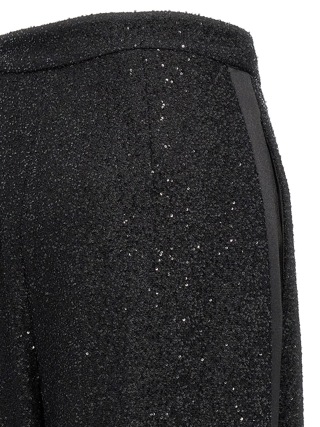 Max Mara Black Viscose Dress Pants