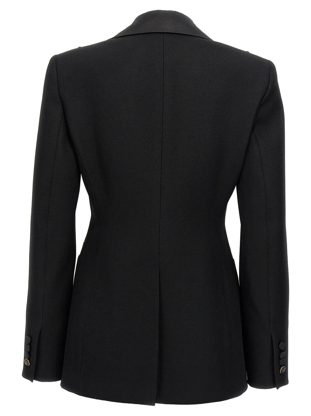 Max Mara Black Virgin Wool Blazer