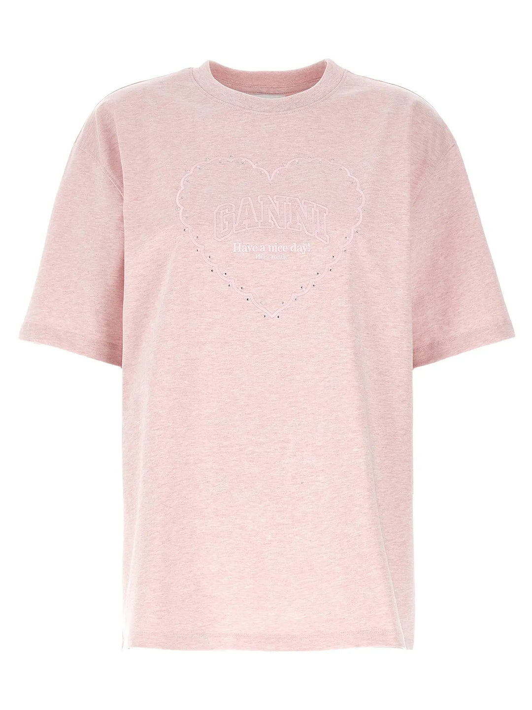 Ganni Multicolor Cotton T-Shirt