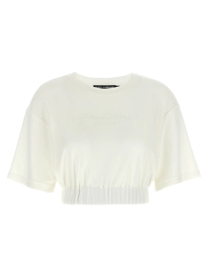 Dolce &amp; Gabbana White Cotton T-Shirt