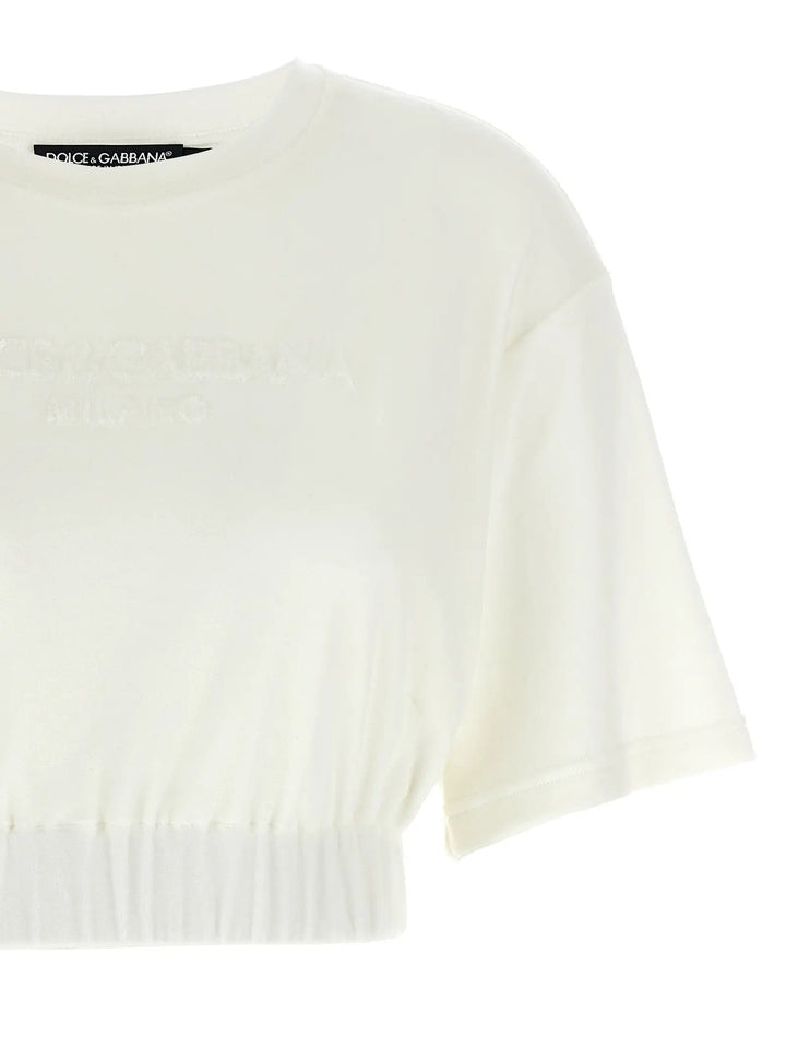 Dolce &amp; Gabbana White Cotton T-Shirt