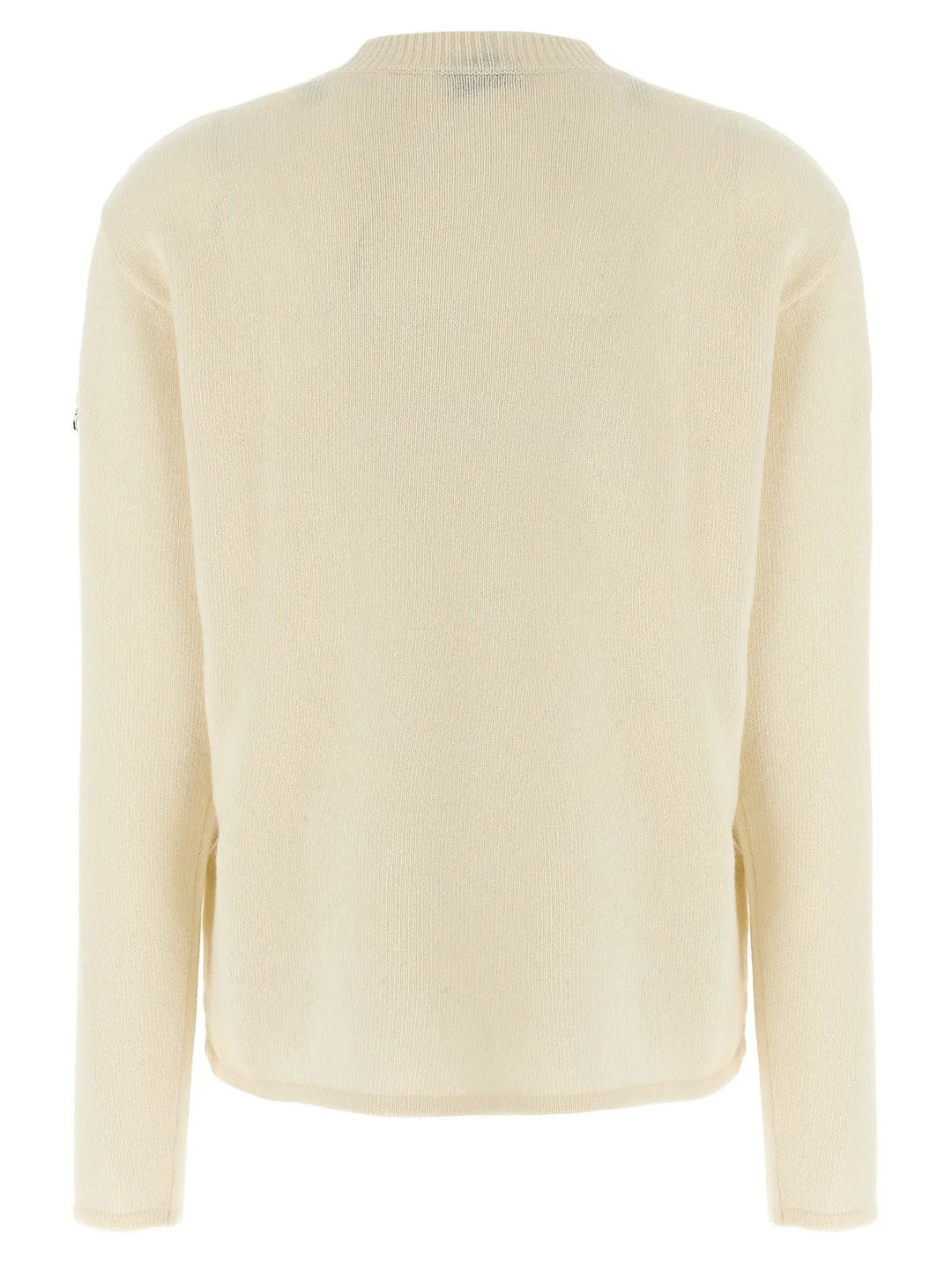MONCLER GENIUS White Wool Cardigan