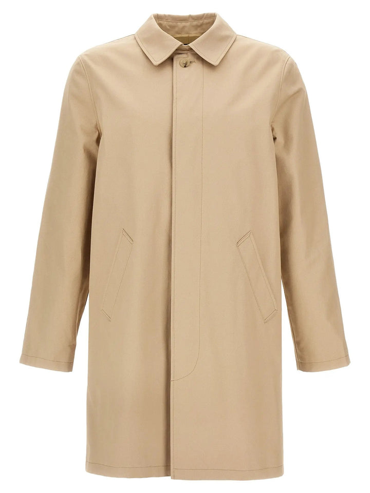 A.P.C. Beige Cotton Coat
