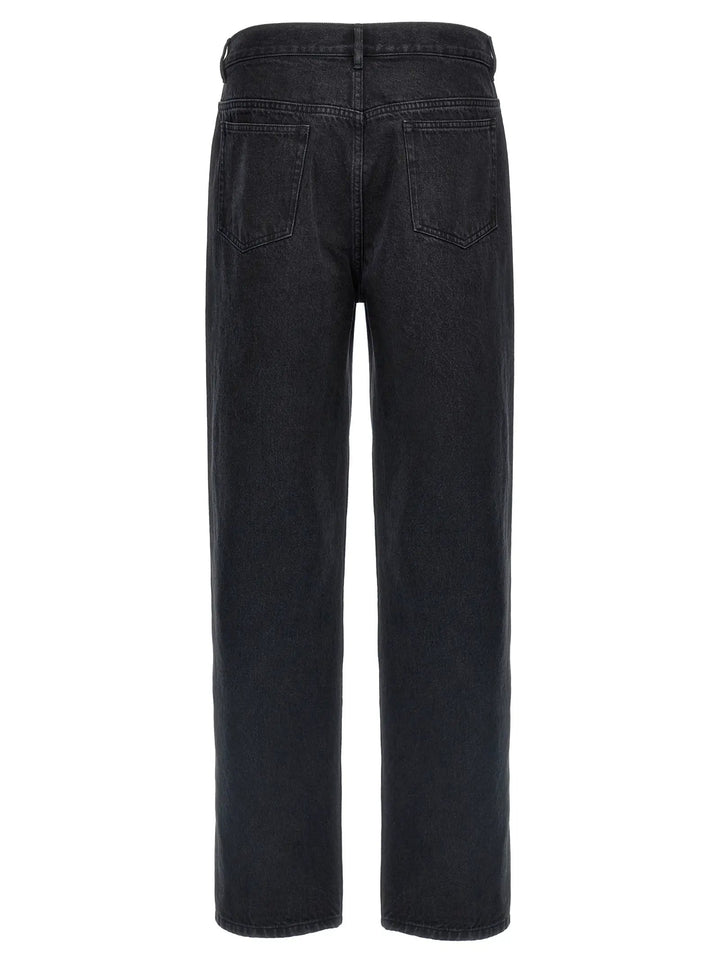 A.P.C. Black Cotton Straight-Leg Jeans