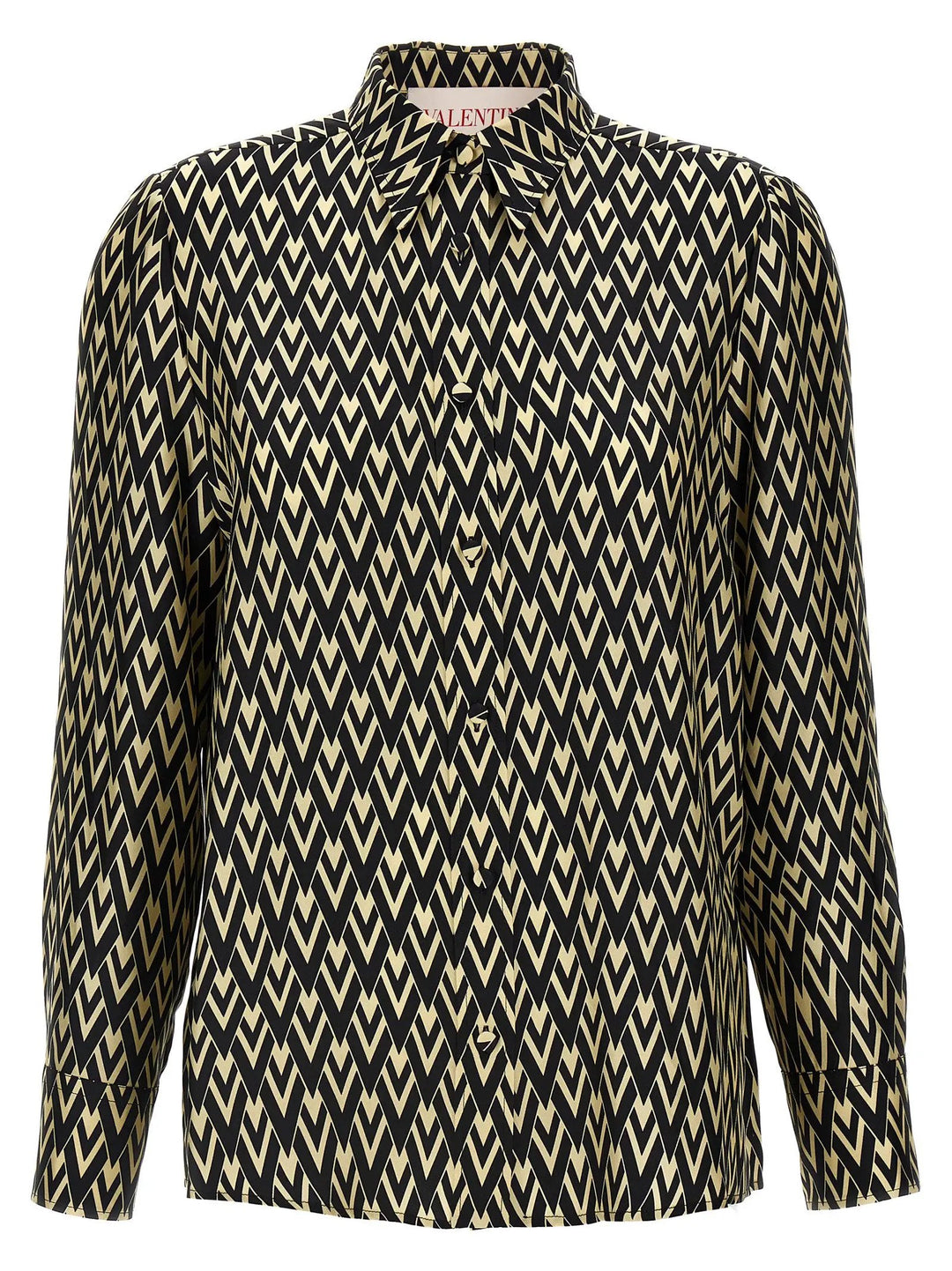 Valentino Garavani Bicolor Silk Blouse