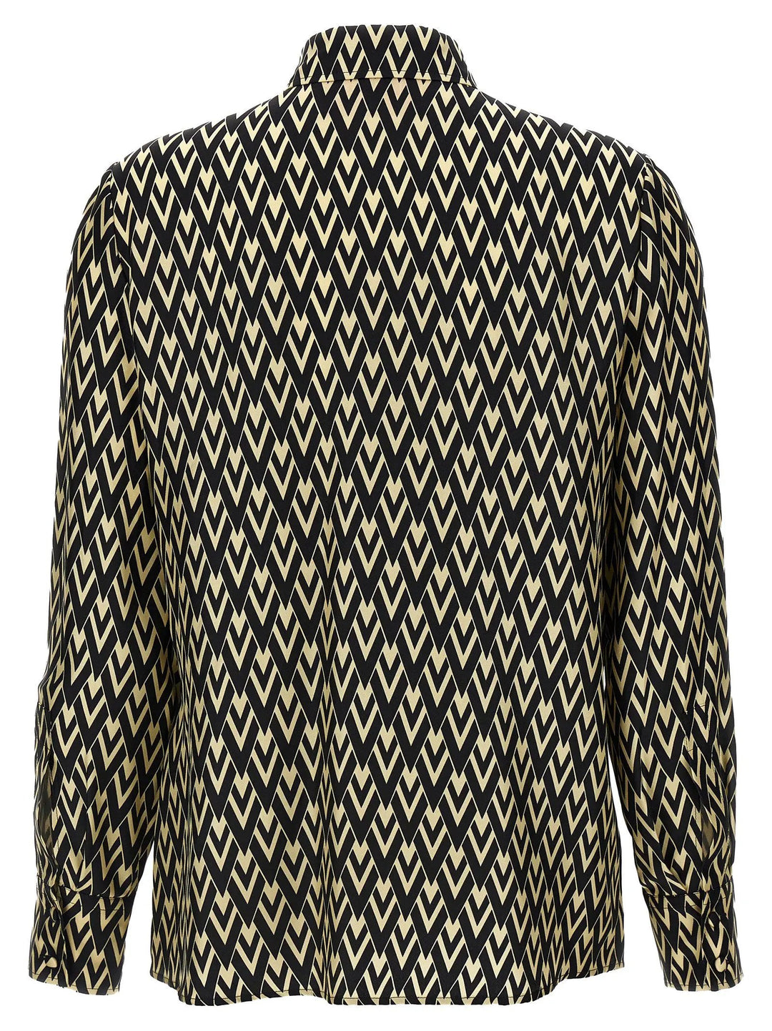 Valentino Garavani Bicolor Silk Blouse