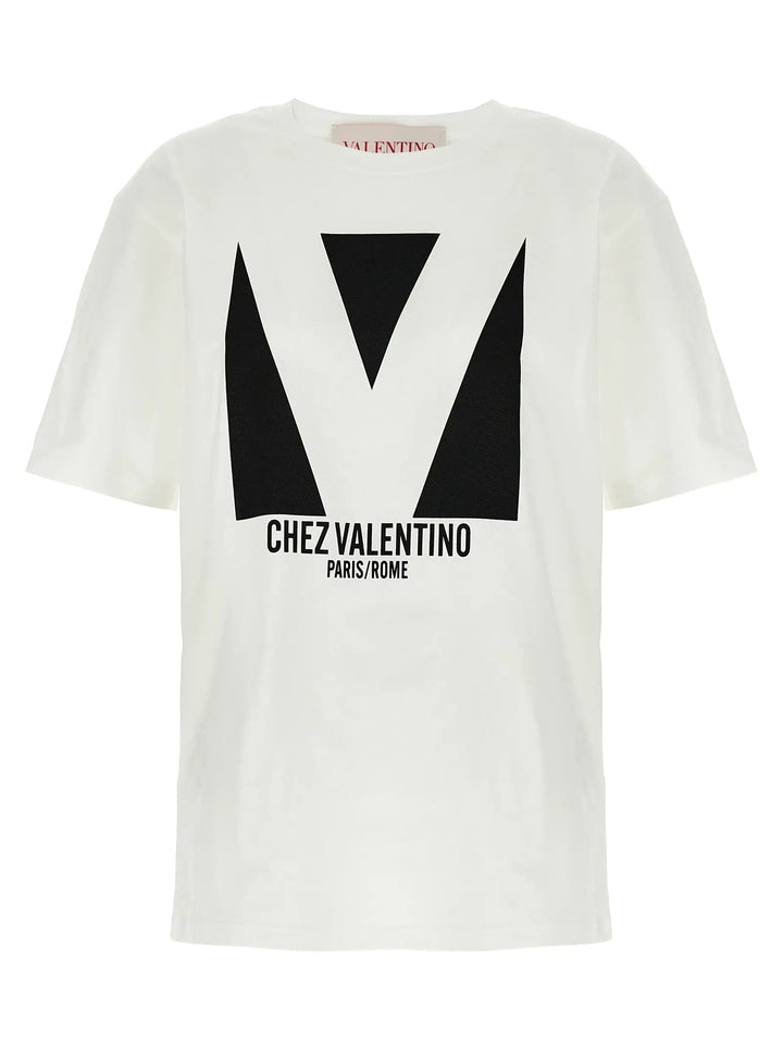 Valentino Garavani White Cotton T-Shirt