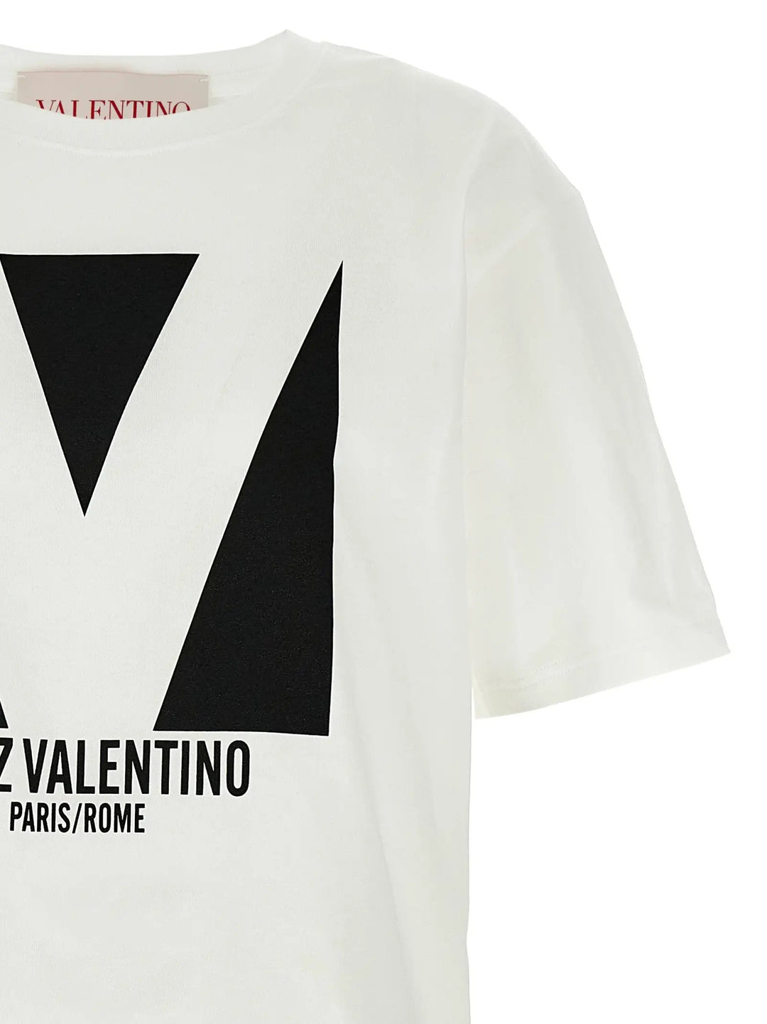 Valentino Garavani White Cotton T-Shirt