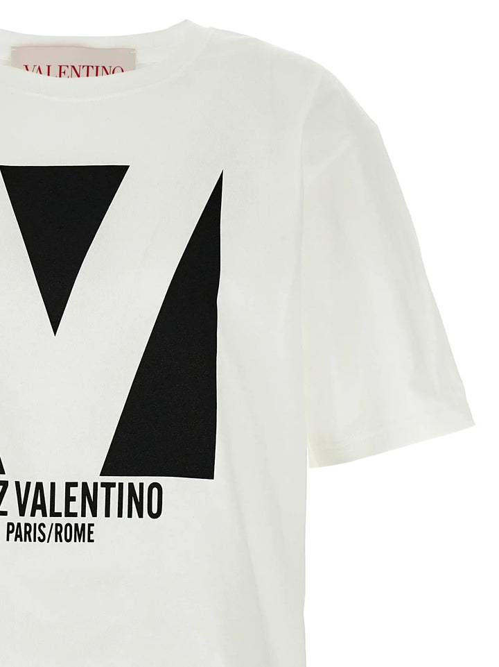 Valentino Garavani White Cotton T-Shirt
