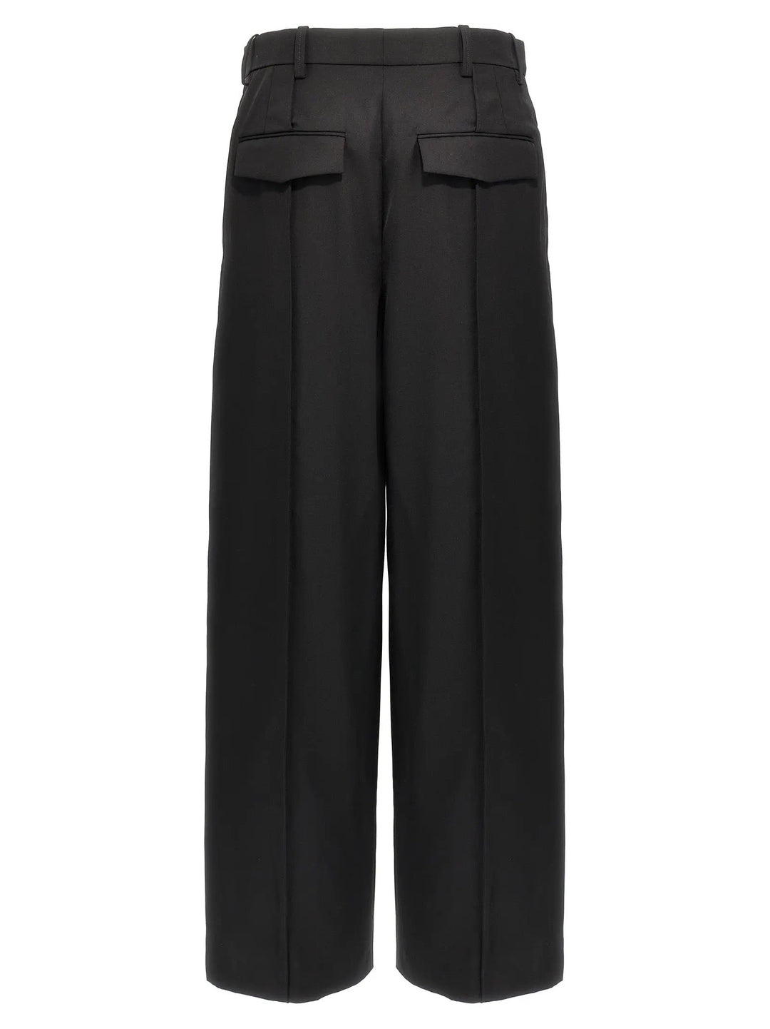 Wardrobe.Nyc Black Wool Casual Pants