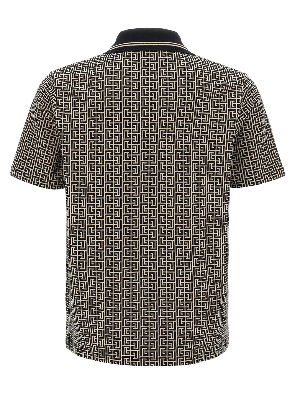 Balmain Sample Sale | Balmain Bicolor Cotton Polo Shirt - | Designer outlet