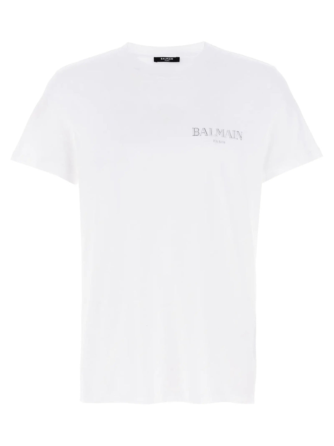 Balmain White Organic Cotton T-Shirt
