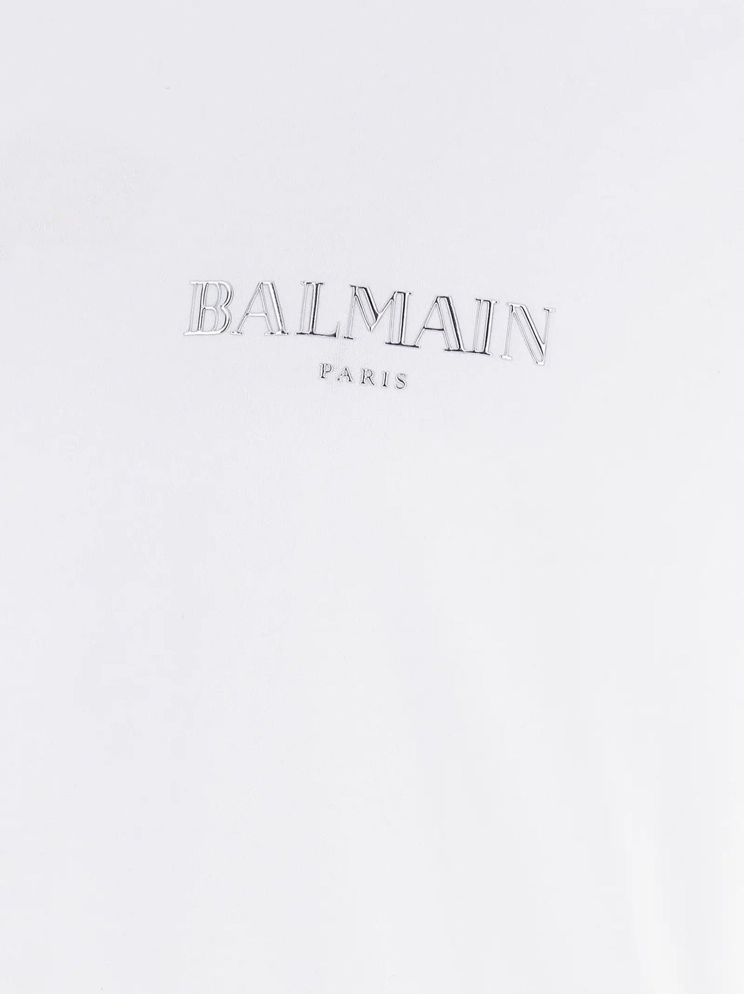 Balmain White Organic Cotton T-Shirt