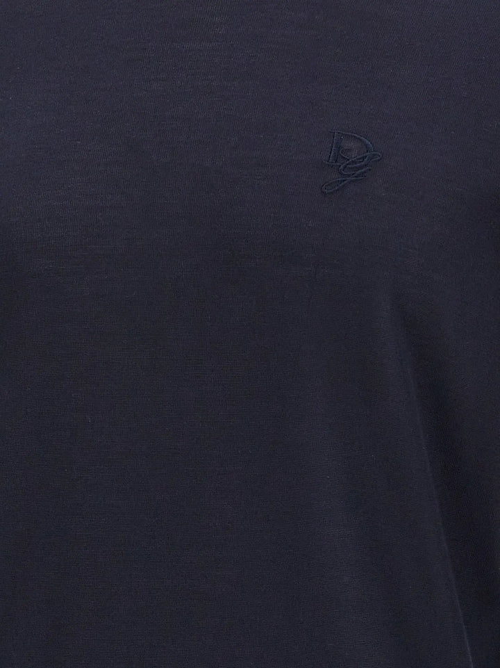 Dolce &amp; Gabbana Blue Silk Cardigan