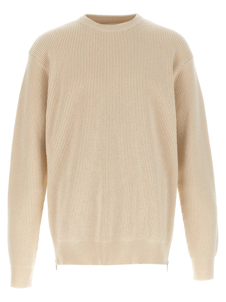 Jil Sander Beige Cotton Cardigan