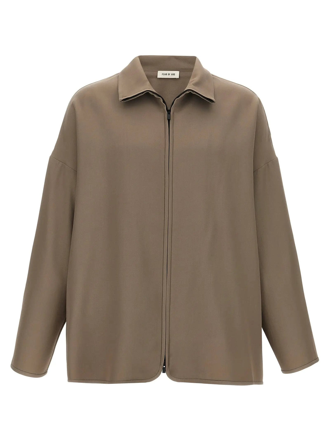 Fear Of God Beige Virgin Wool Full-Length Jacket