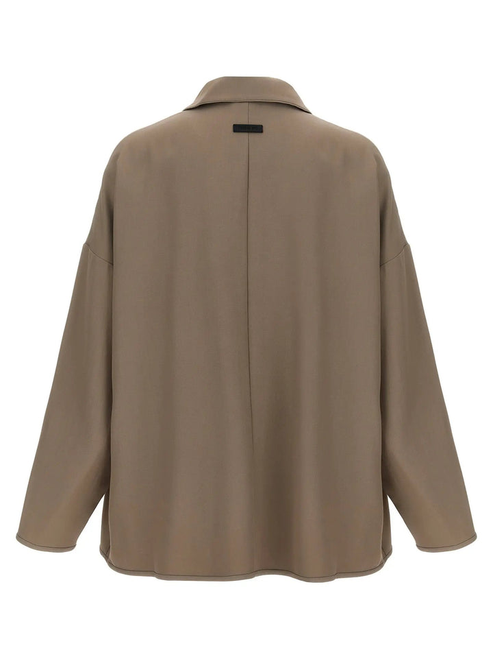 Fear Of God Beige Virgin Wool Full-Length Jacket
