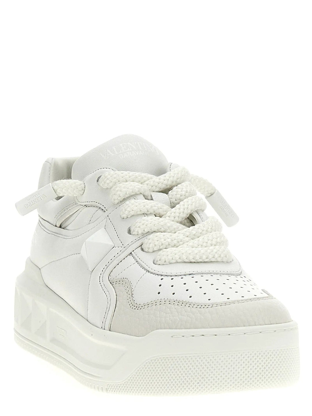 Valentino Garavani White Calfskin Chunky Sneakers