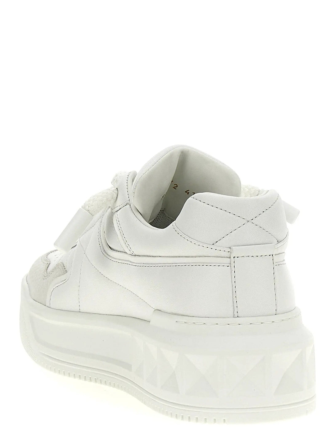Valentino Garavani White Calfskin Chunky Sneakers