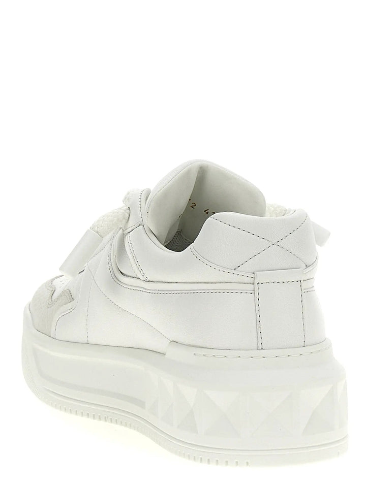 Valentino Garavani White Calfskin Chunky Sneakers