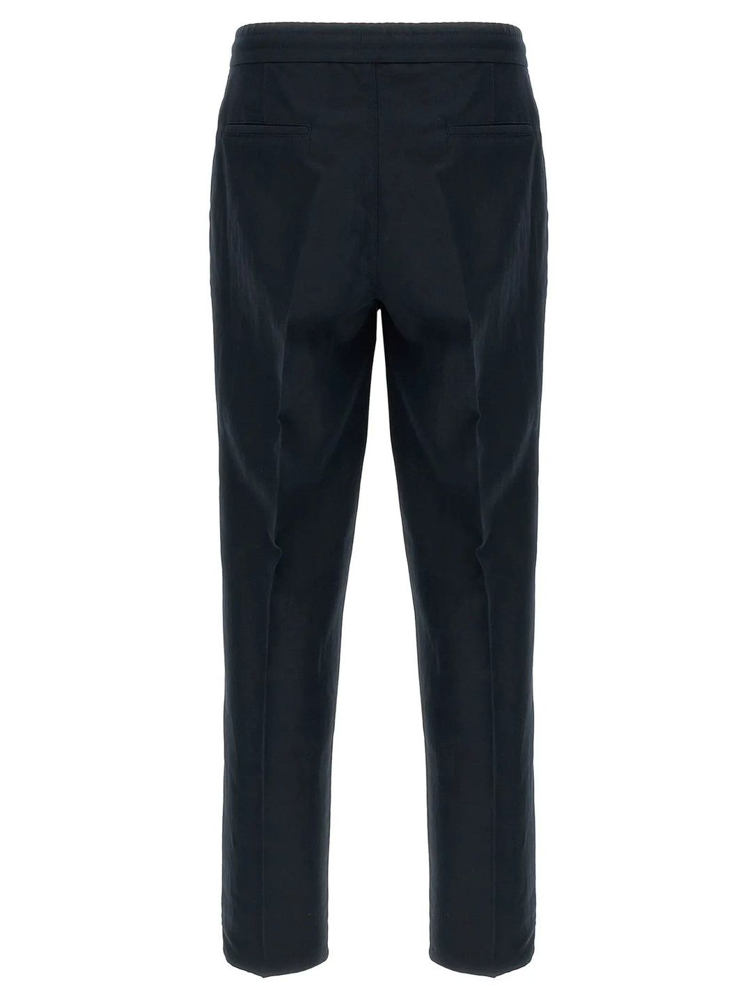 Brunello Cucinelli Blue Linen Casual Pants