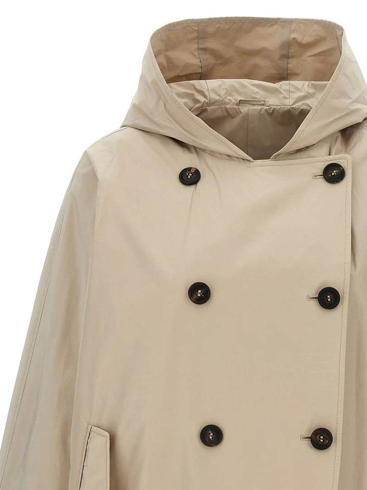 Brunello Cucinelli Beige Polyester Full-Length Jacket