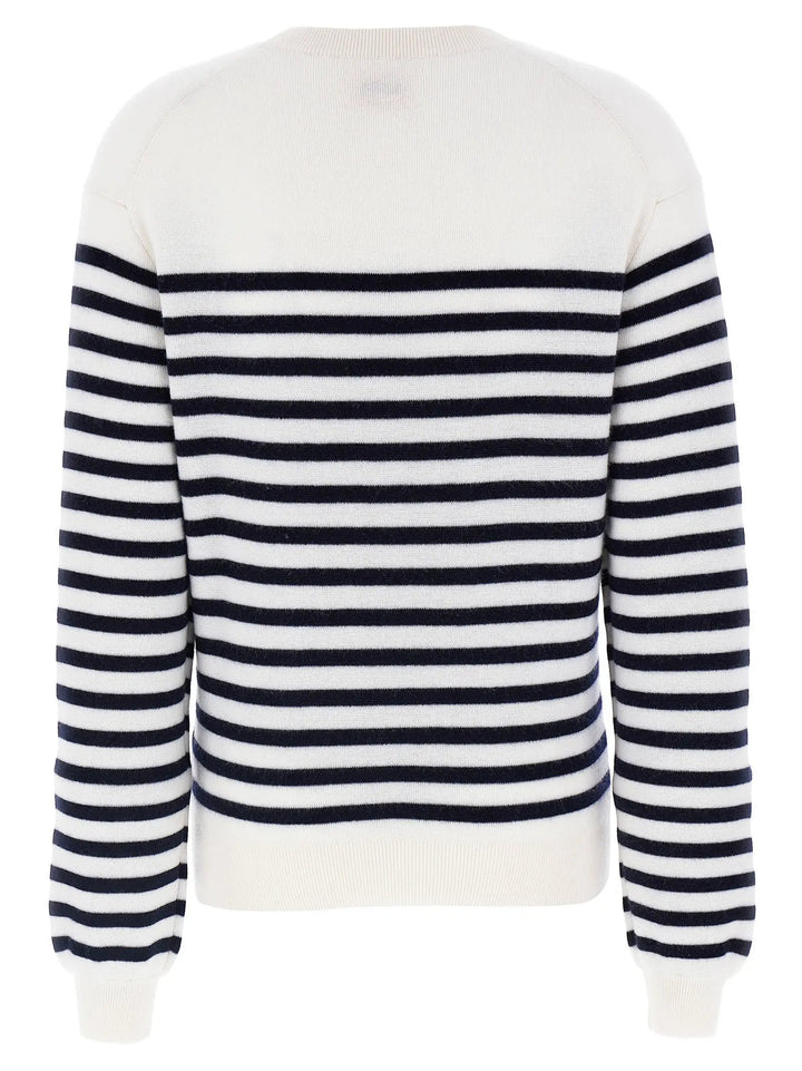 Khaite Bicolor Cashmere Cardigan