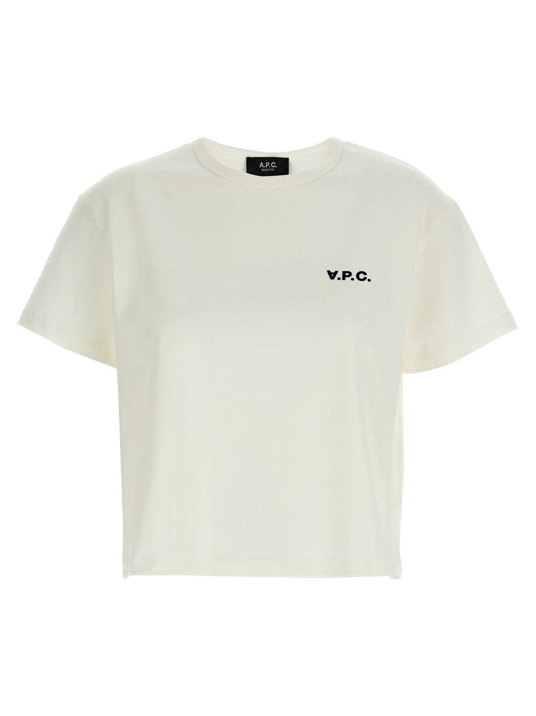 A.P.C. White Cotton T-Shirt